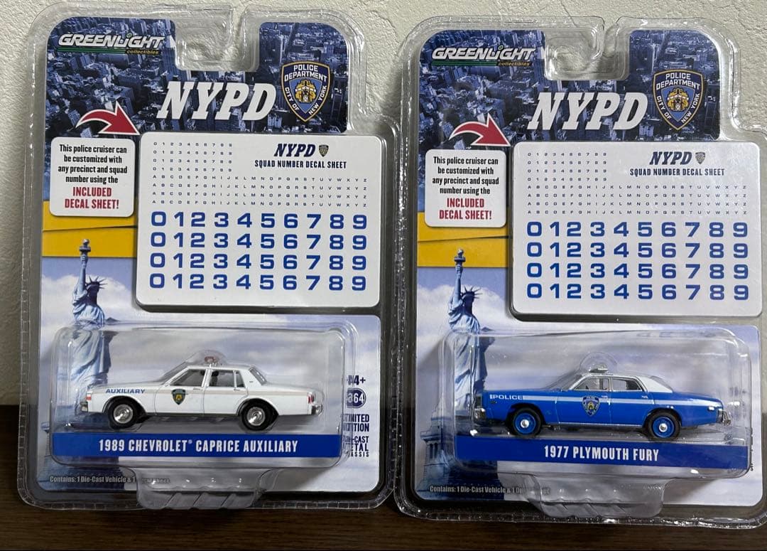 GREENLIGHT 1/64 グリーンライトシリーズ NY市警 など5種セット