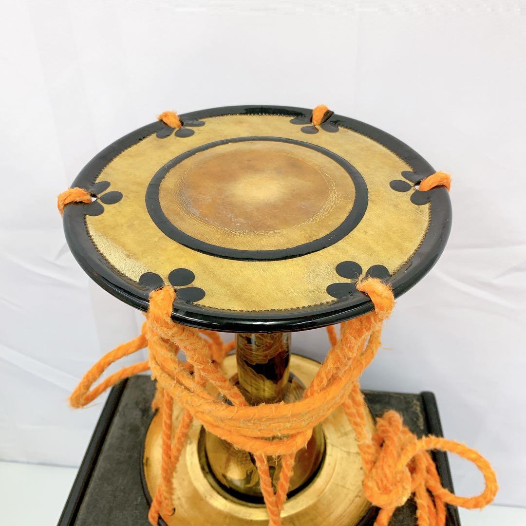 1SAM38 豪華金蒔絵 能 歌舞伎 狂言 小鼓 伝統芸能 和楽器 太鼓 締太鼓