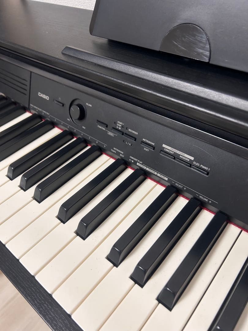 CASIO Privia デジタルピアノ ブラック　動作確認済み おまけ付き