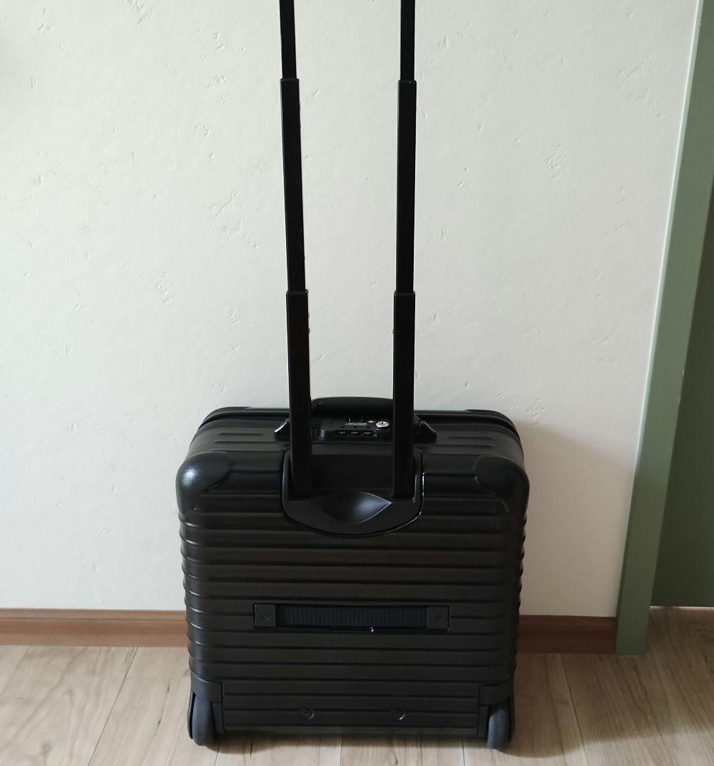 ◎美品★RIMOWAリモワ★サルサビジネストロリー★機内持込み2輪TSAブラック