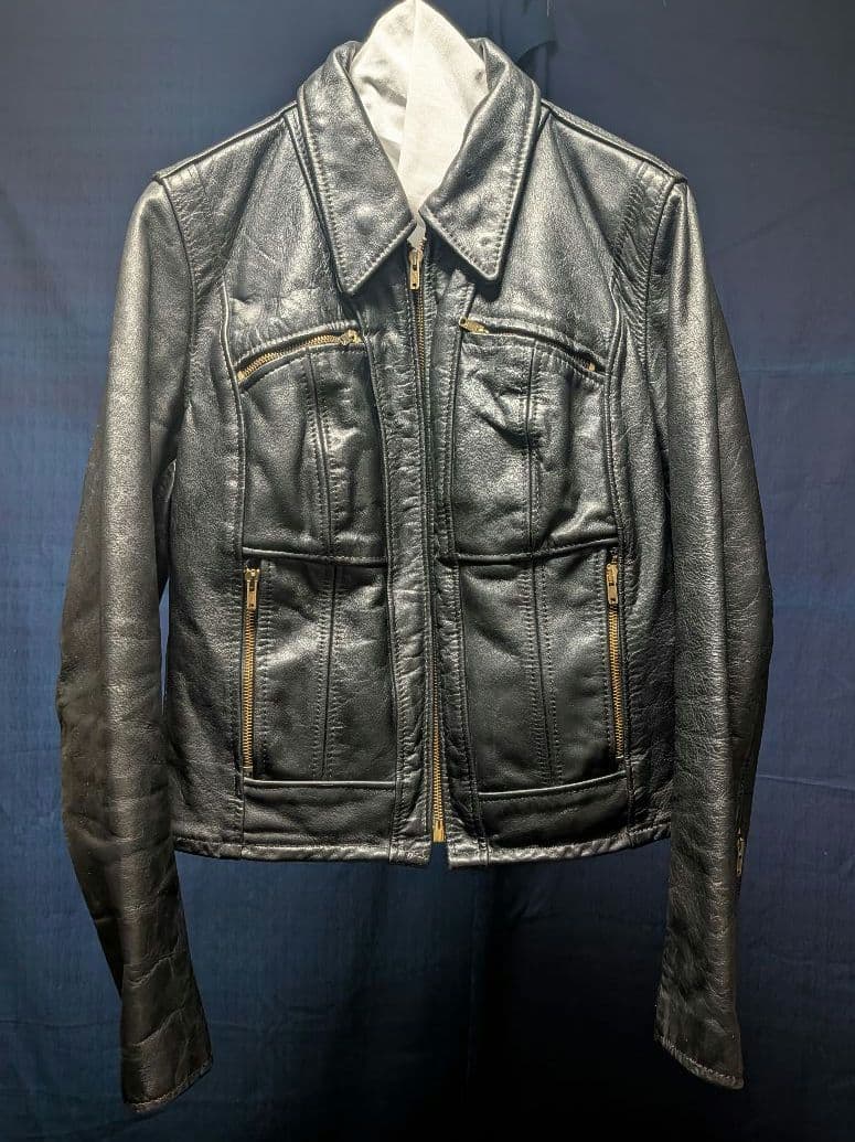 希少 Lesco レザージャケット トミーゲレロ エディスリマン ギャロ 70s