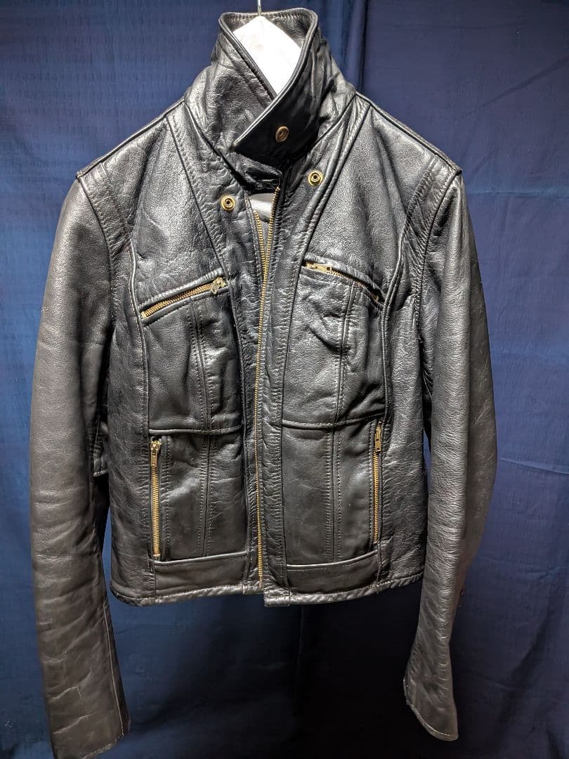 希少 Lesco レザージャケット トミーゲレロ エディスリマン ギャロ 70s