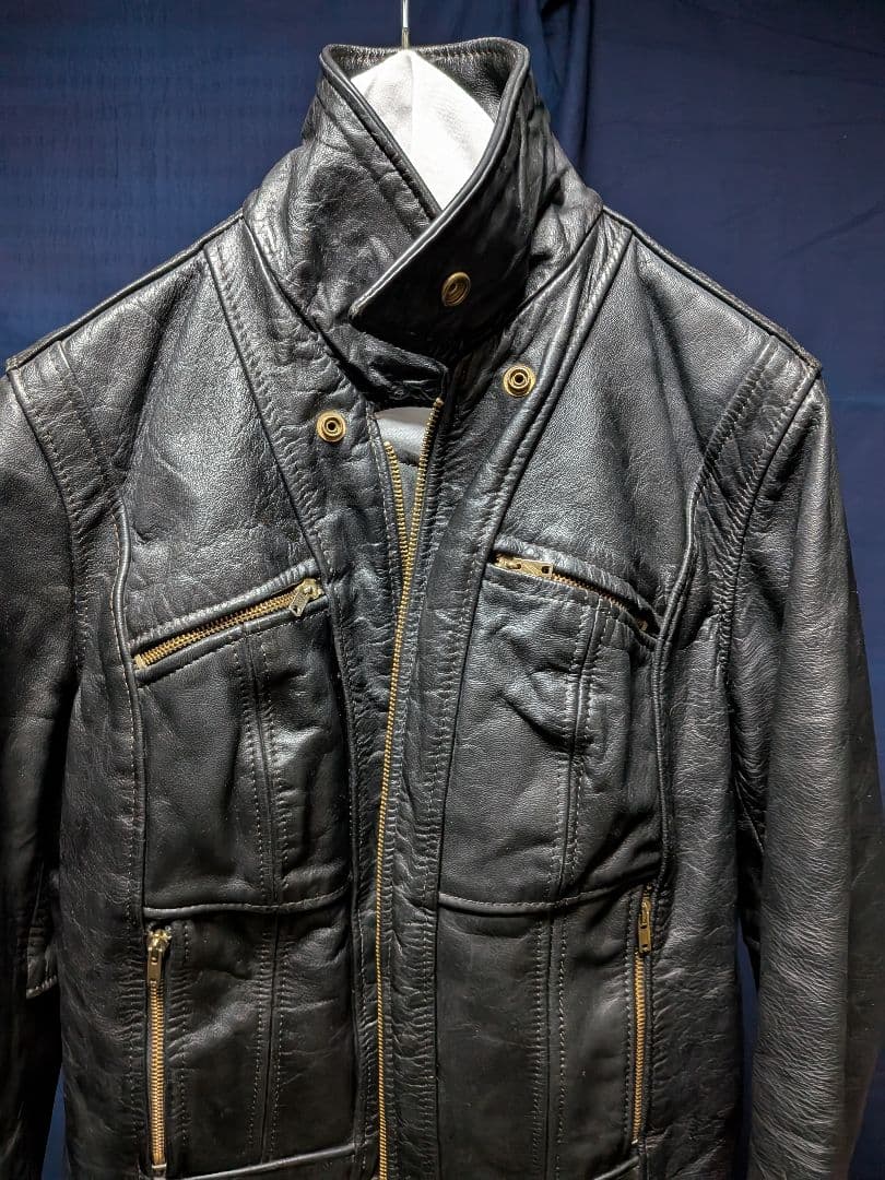 希少 Lesco レザージャケット トミーゲレロ エディスリマン ギャロ 70s