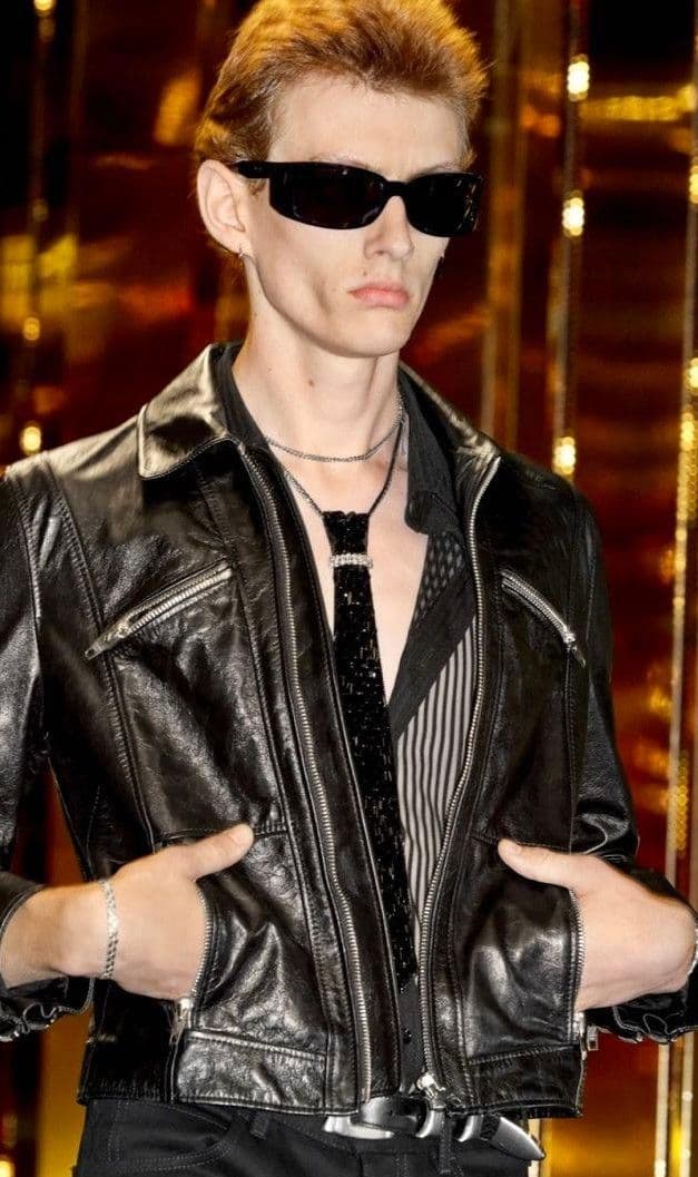 希少 Lesco レザージャケット トミーゲレロ エディスリマン ギャロ 70s