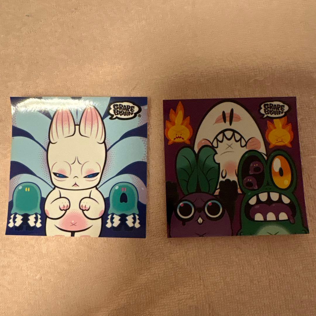 今日まで出品！完売品！のりくん&にぎるちゃんセット！ステッカー2枚付き！