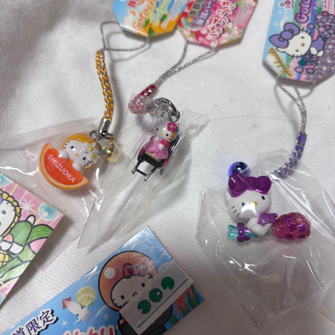 合*3様 ハローキティ ご当地 根付け ストラップ 13点セット