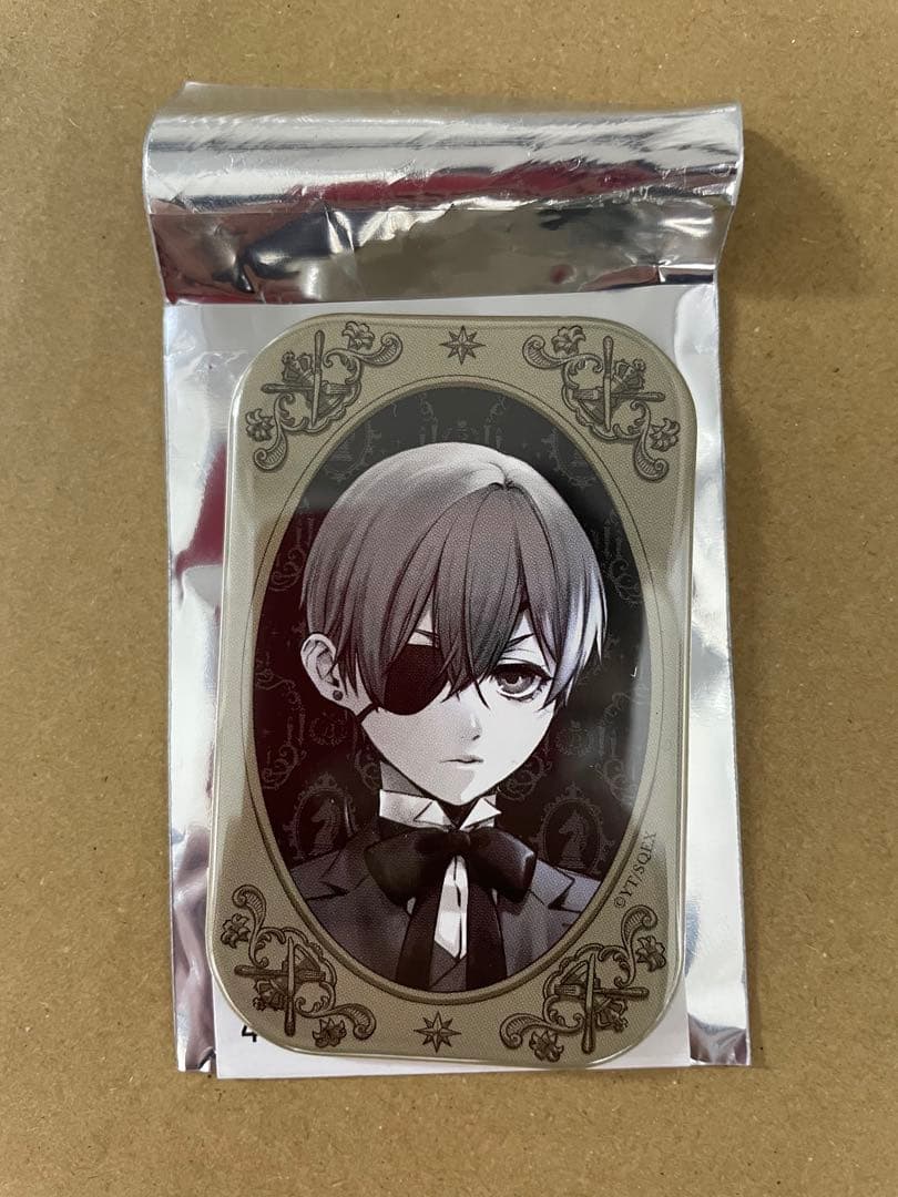 黒執事 スクエア缶バッジ 原画 坊ちゃん