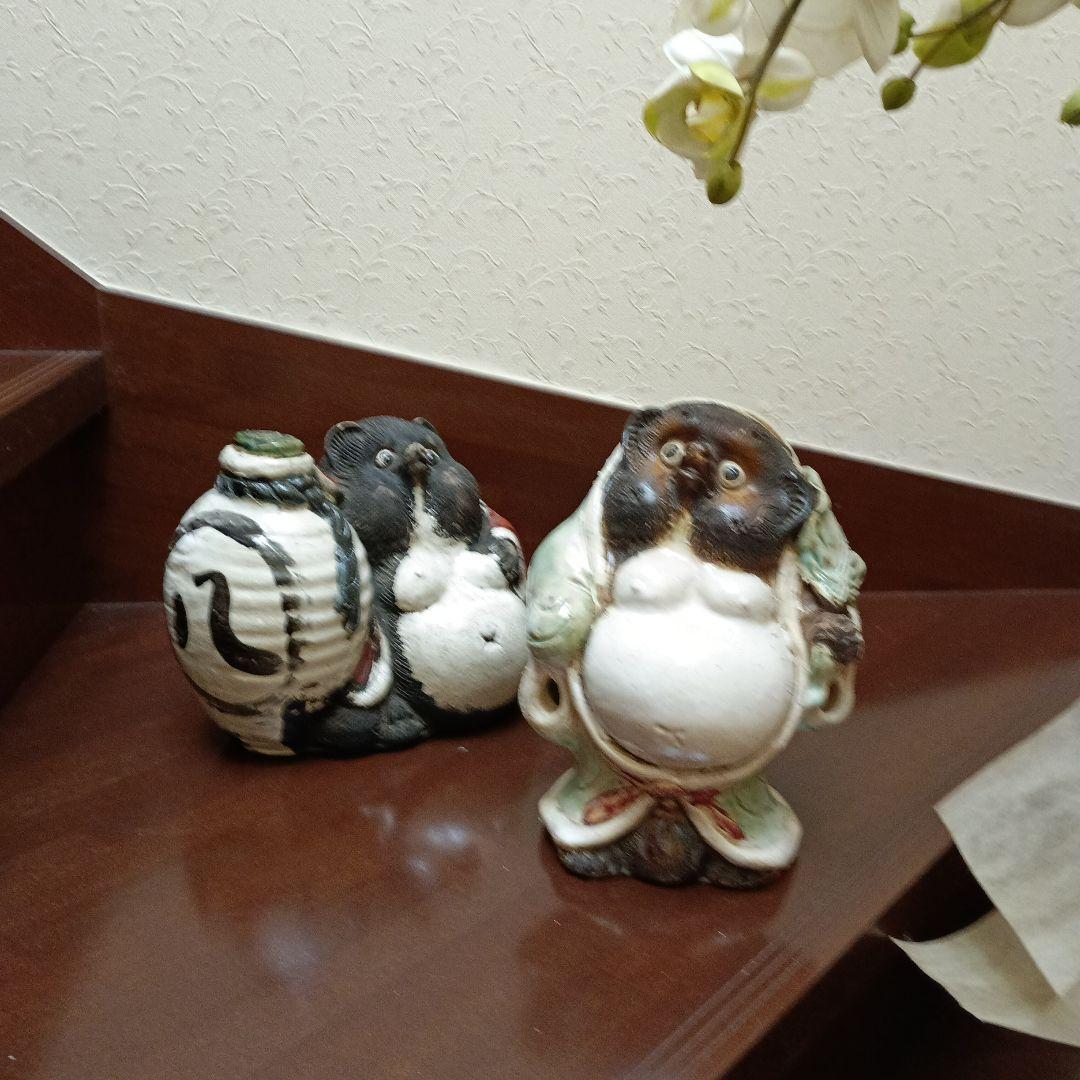 信楽焼のオリジナル レアな焼き物狸