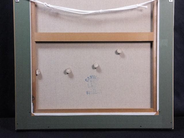 現代美術　馬場彬　直筆サイン『Composition』ミクストメディア0718H