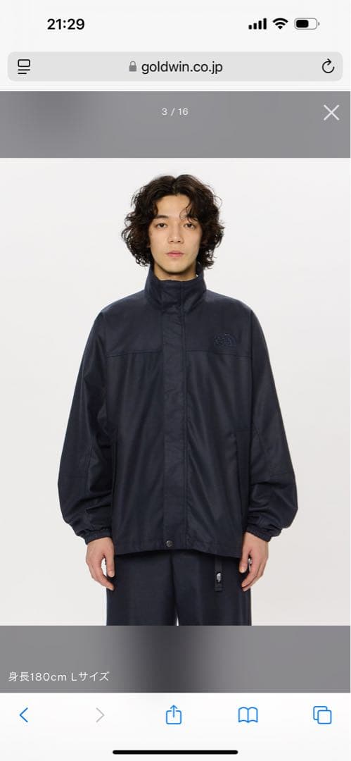 ノースフェイス　NP72460 ウーリーハイドレナジャケット アーバンネイビー