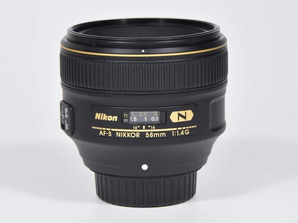 【超美品】 ニコン　Nikon AF-S NIKKOR 58mm F1.4 G