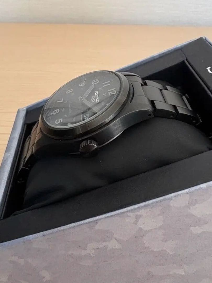 SEIKO 5スポーツ SBSA165 自動巻き 機械式 セイコー ブラック