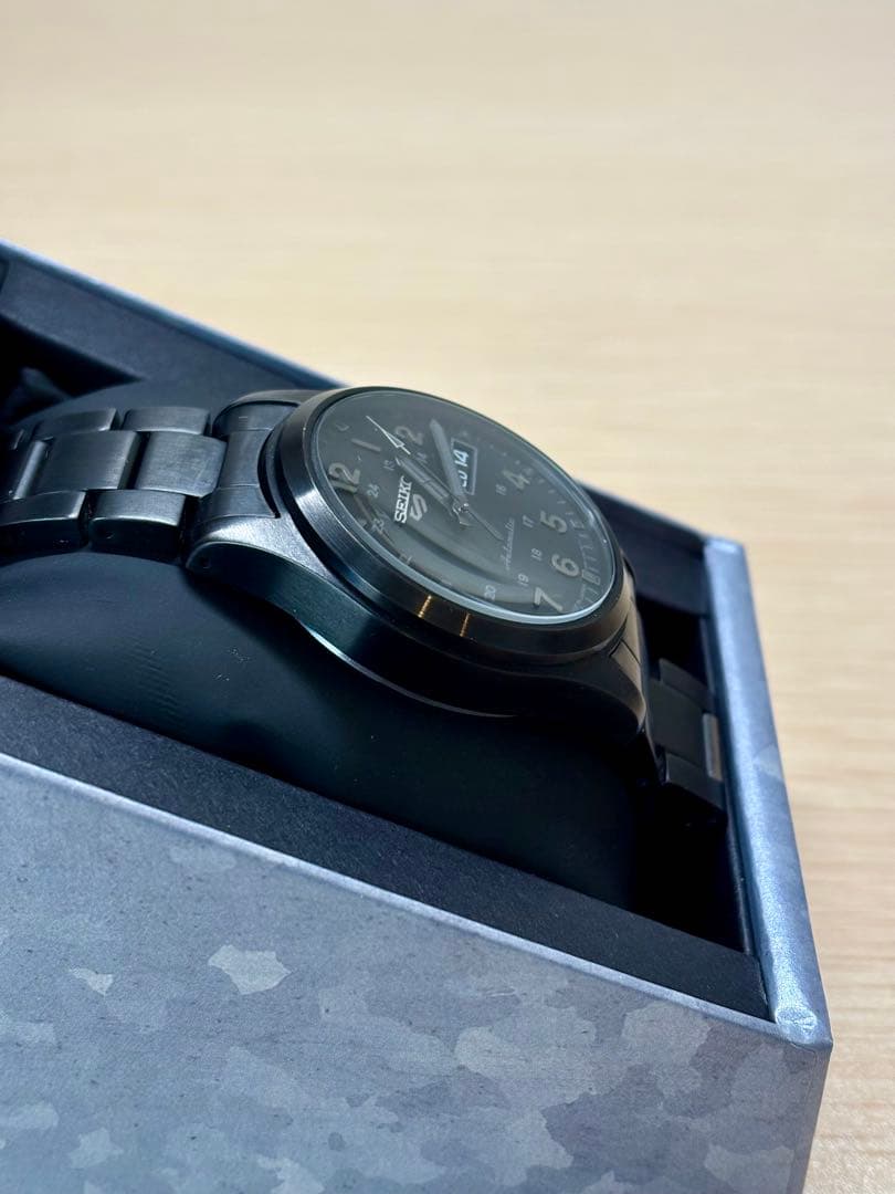 SEIKO 5スポーツ SBSA165 自動巻き 機械式 セイコー ブラック