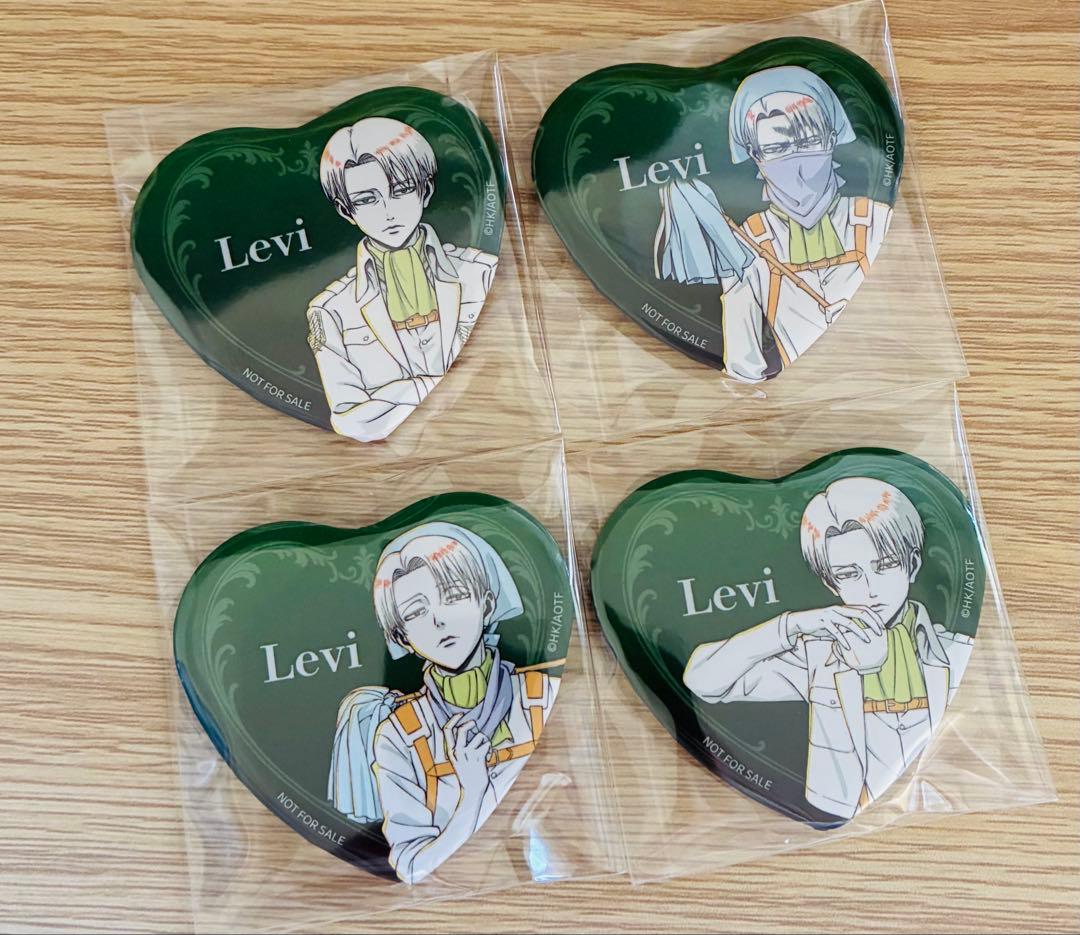進撃の巨人　リヴァイ　特典　缶バッジ