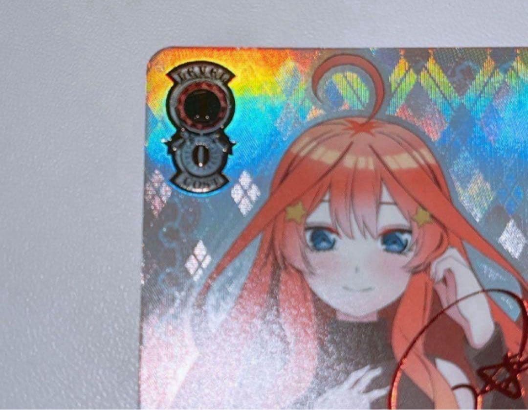 五等分の花嫁　ヴァイスシュヴァルツ　サインカード　中野五月　レア　sp