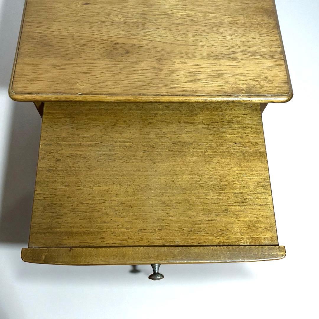 【良品】karimoku カリモク　コロニアル　電話台　アンティーク　高級家具