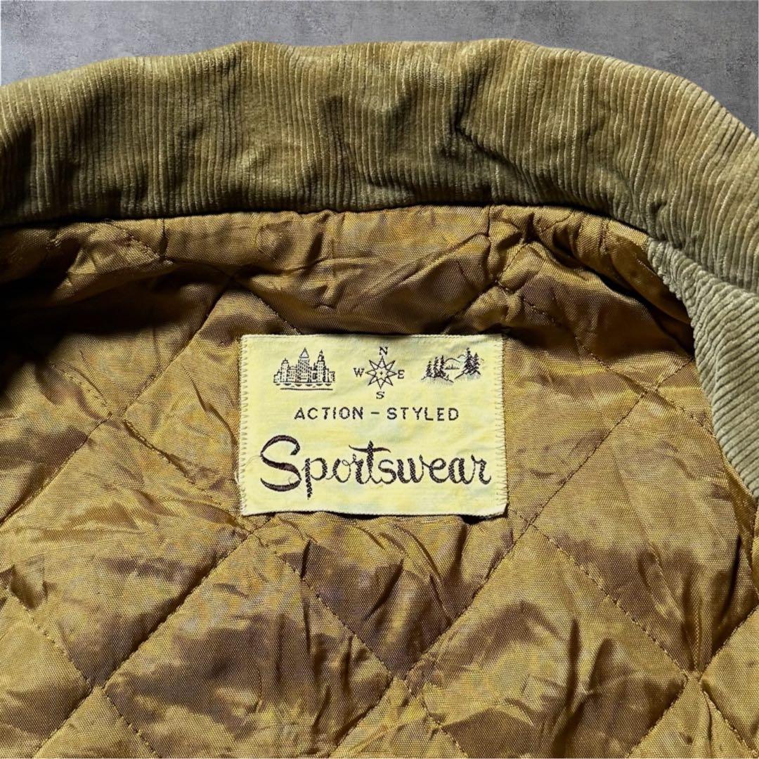 Goshi2204古着60年代ACTION-STYLEDコーデュロイファラ