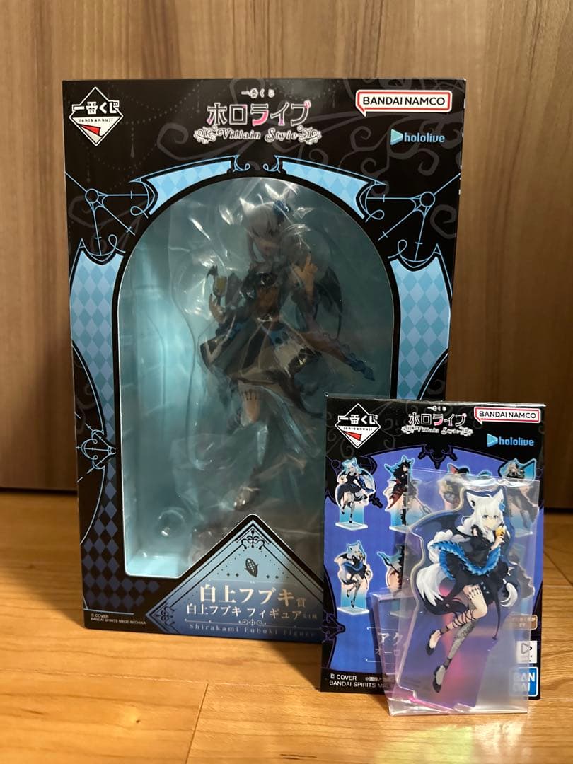一番くじ　ホロライブ　白上フブキ　フィギュア　アクスタ　セット
