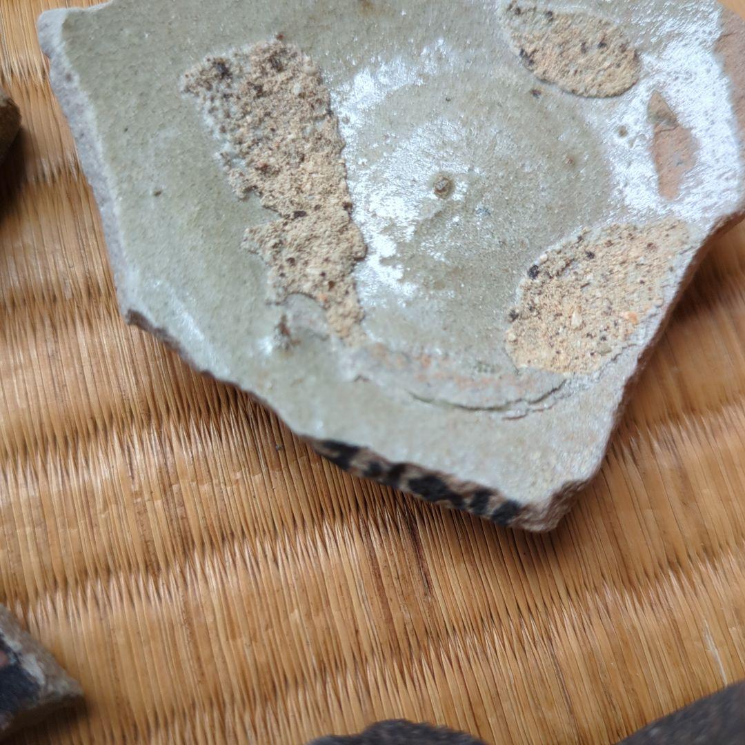 古代陶器の破片 15個セット　古唐津　陶片　かけら