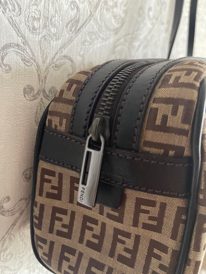 Fendi ボストンバッグ ブラウン キャンバス/レザー