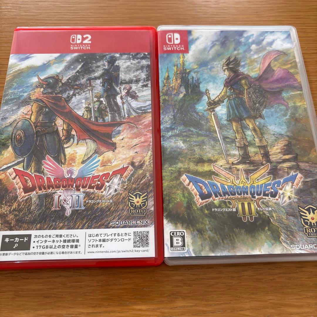 Switch2ドラクエ1&2Switchドラクエ3 2点セット