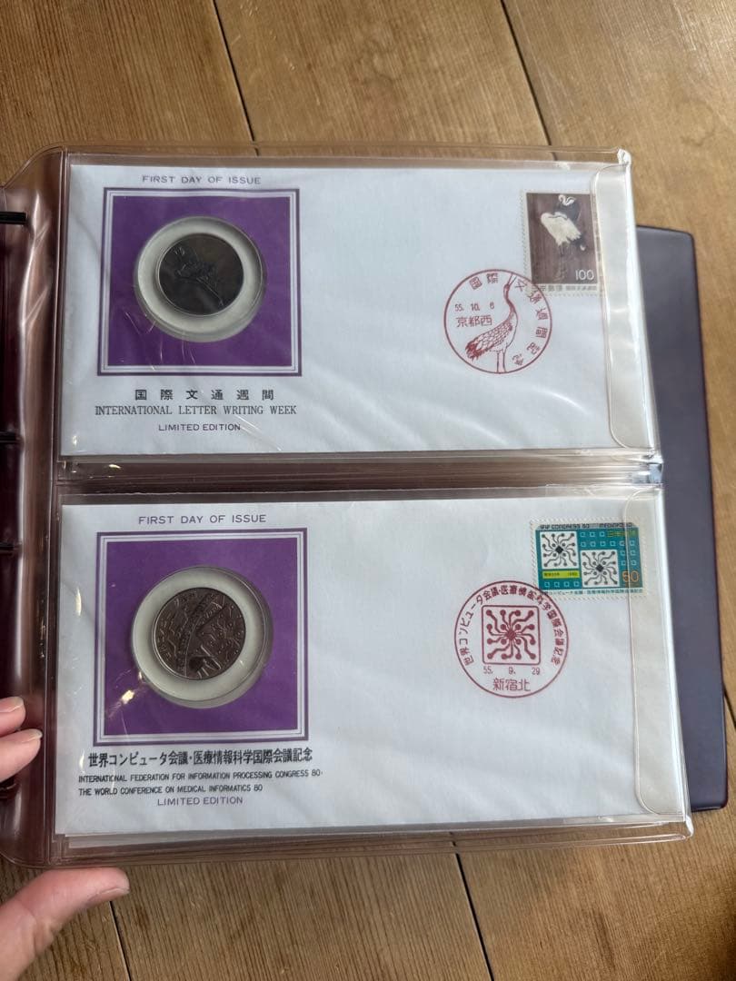 ジンギスカン様✴︎昭和55年度日本切手初日カバーメダルコレクション　23種類