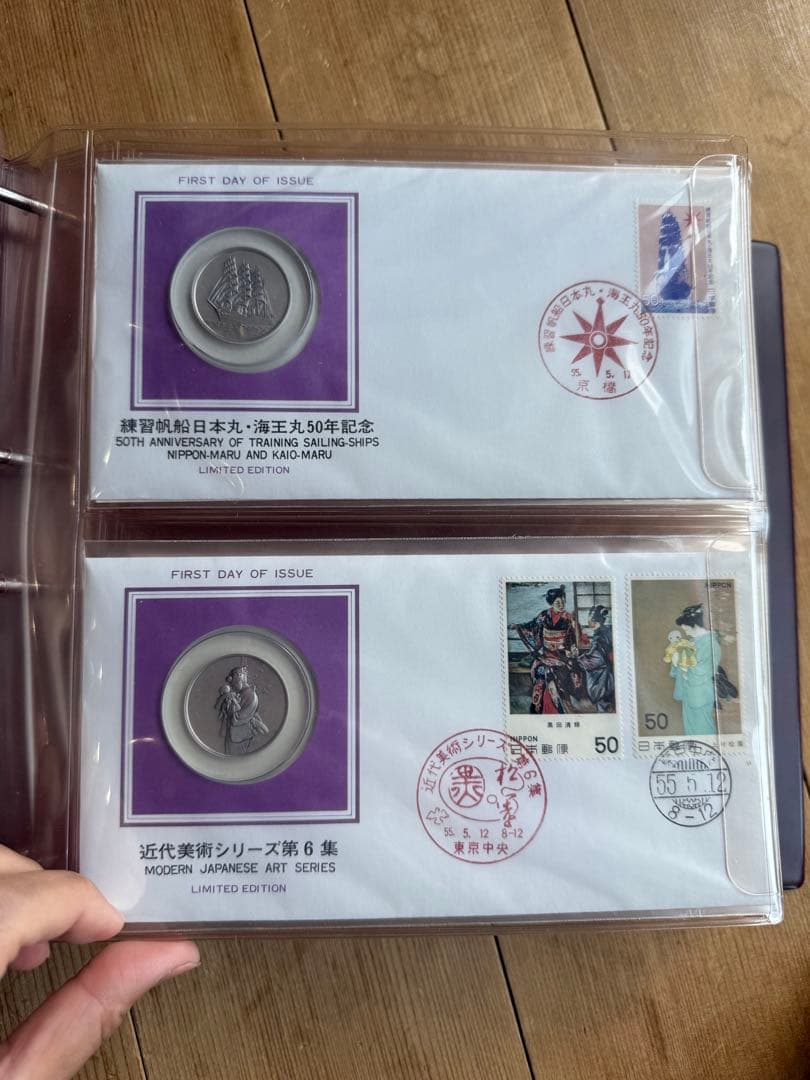 ジンギスカン様✴︎昭和55年度日本切手初日カバーメダルコレクション　23種類