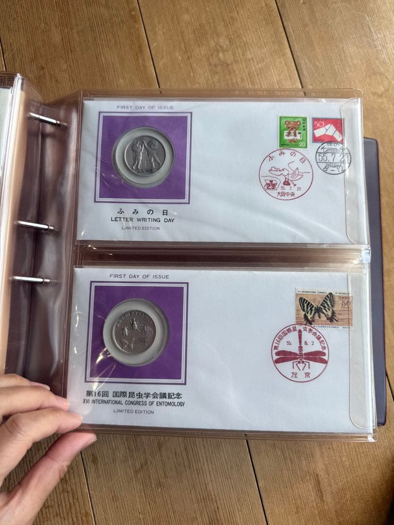ジンギスカン様✴︎昭和55年度日本切手初日カバーメダルコレクション　23種類