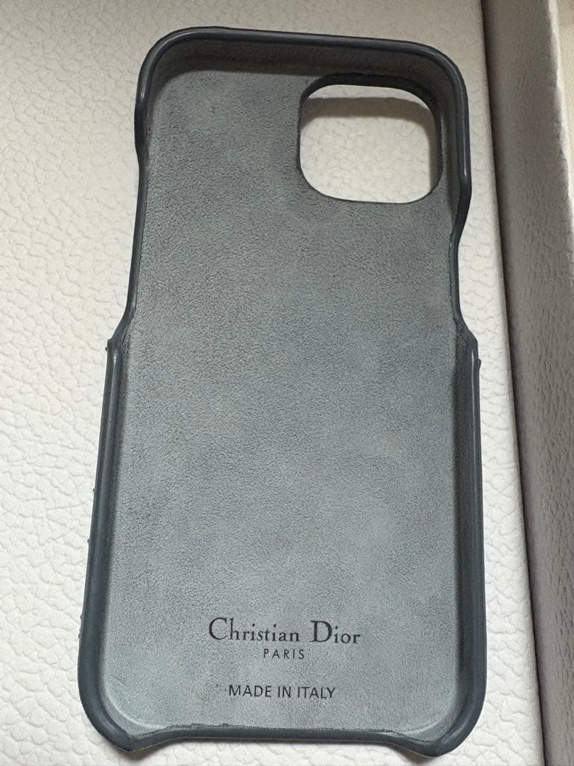 Dior iPhoneケース　iPhone14 カナージュ ラムスキン