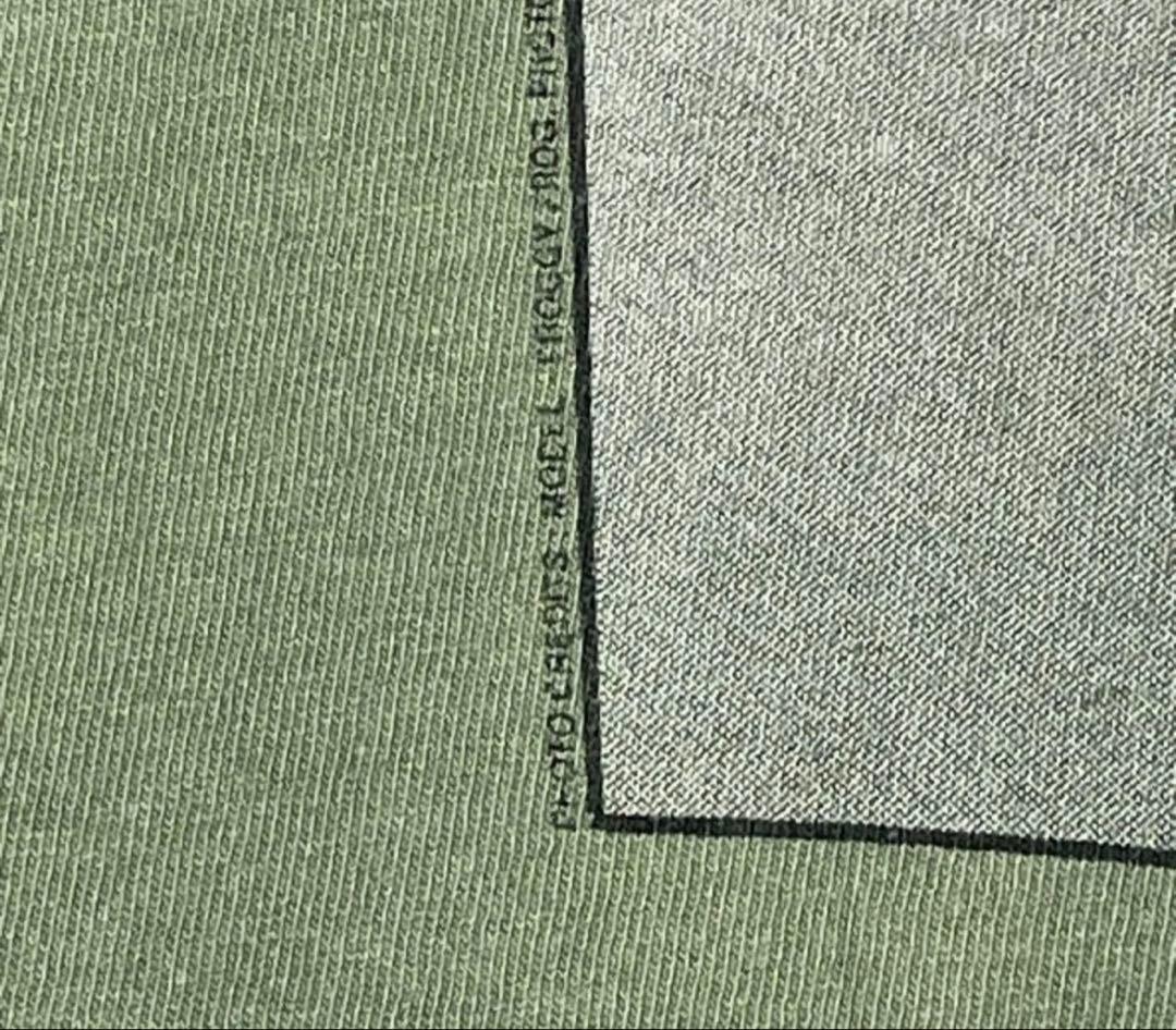 カーミット ビッグシルエットTシャツ オリーブグリーン フェード xl