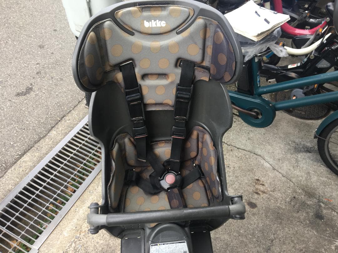 地域限定送料無料　ビッケポーラー　三人乗り　13,2AH　白　神戸市　電動自転車