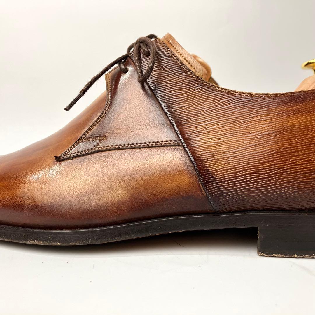 【美品】MAGNANNI パティーヌ　レースアップ　ドレスシューズ　BR 41