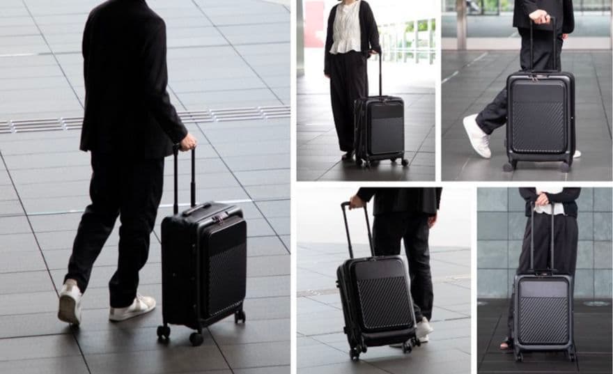 45L ブラック UNKNOWN&Co. スーツケース 折りたたみ可能 可変式