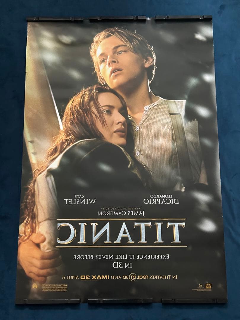 タイタニック　3Dリマスター版　USオリジナル映画ポスター