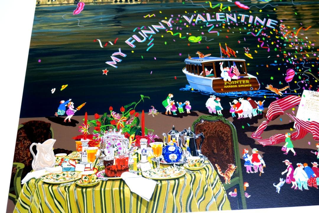 【ヒロ・ヤマガタ】　山形博導　恋人たちのフェスティバル　シルクスクリーンシート