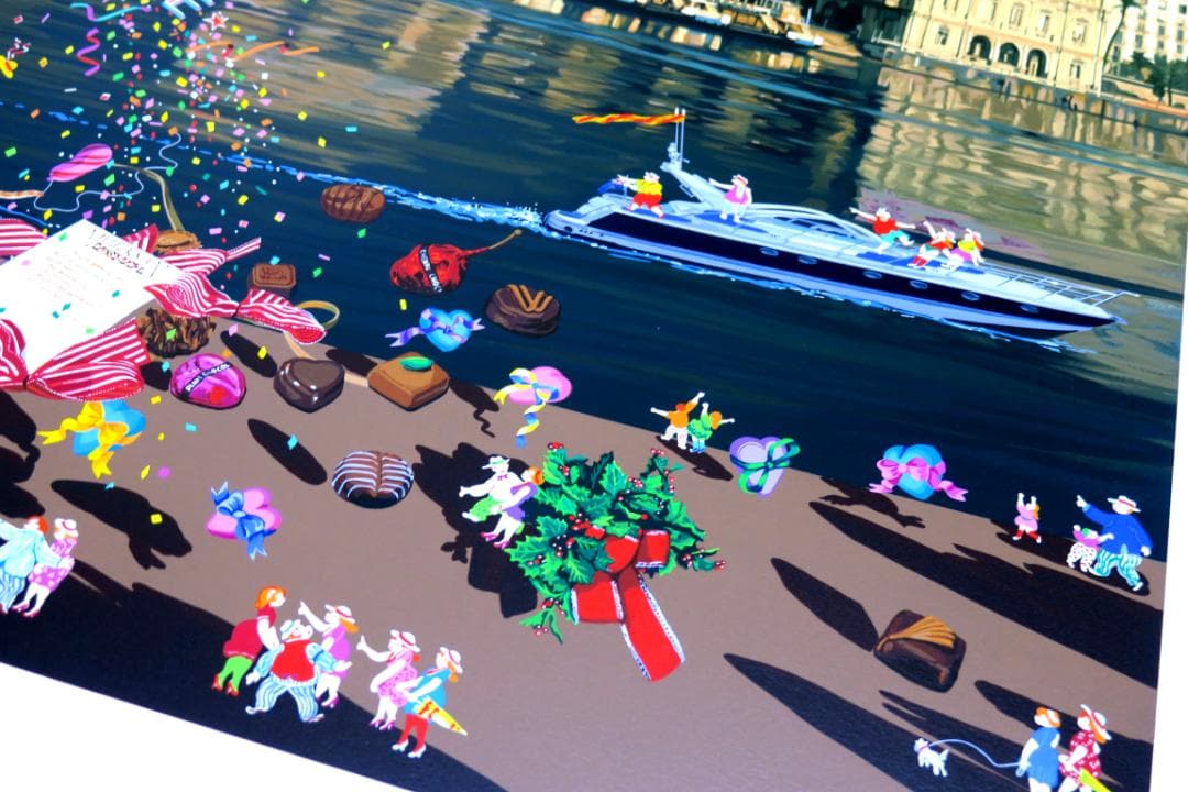 【ヒロ・ヤマガタ】　山形博導　恋人たちのフェスティバル　シルクスクリーンシート