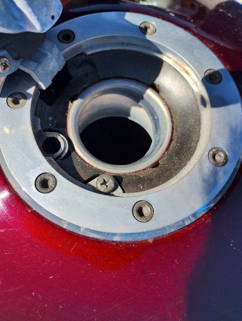 バイクタンクとパーツセット レッド