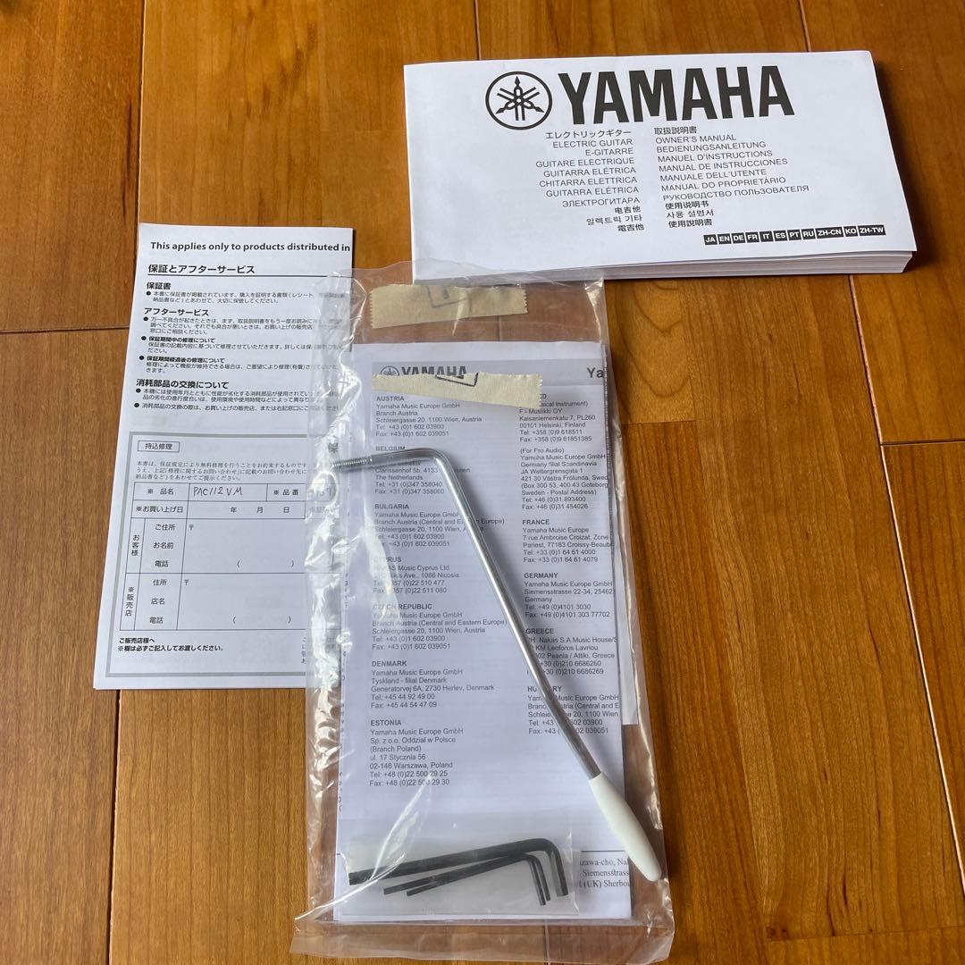 ヤマハ エレキギター PACIFICA PAC112VM RM セット