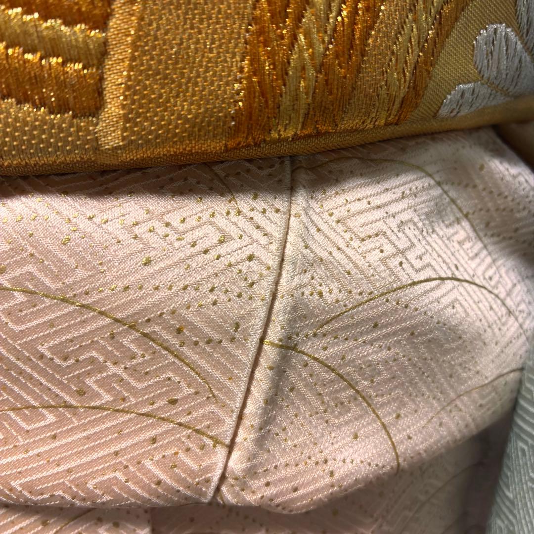 ⁂⁂いちなな様⁂⁂【振袖フルセット】 水色 金駒刺繍 花柄 扇柄