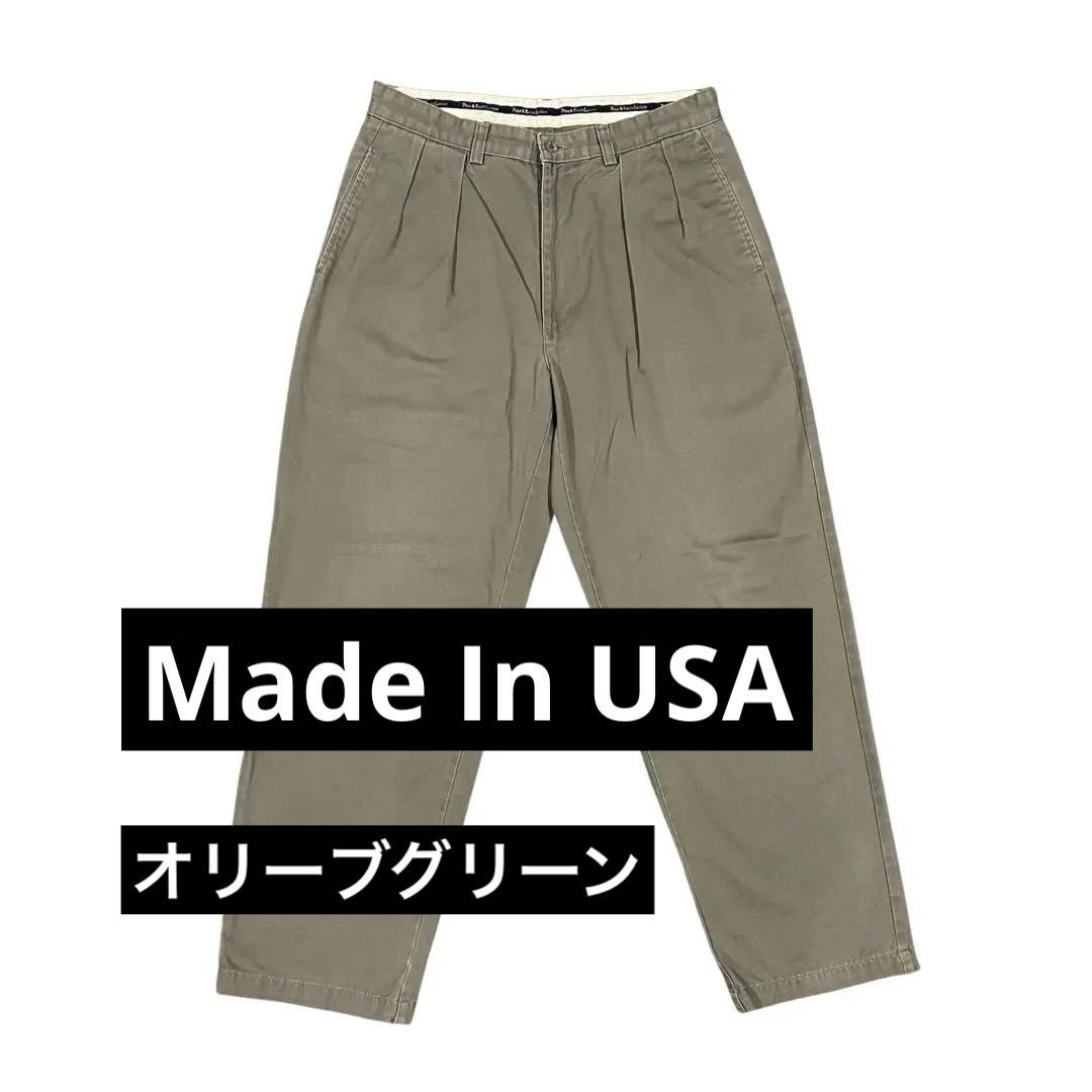 【USA製】Polo Ralph Lauren チノパン　ビンテージ　2タック