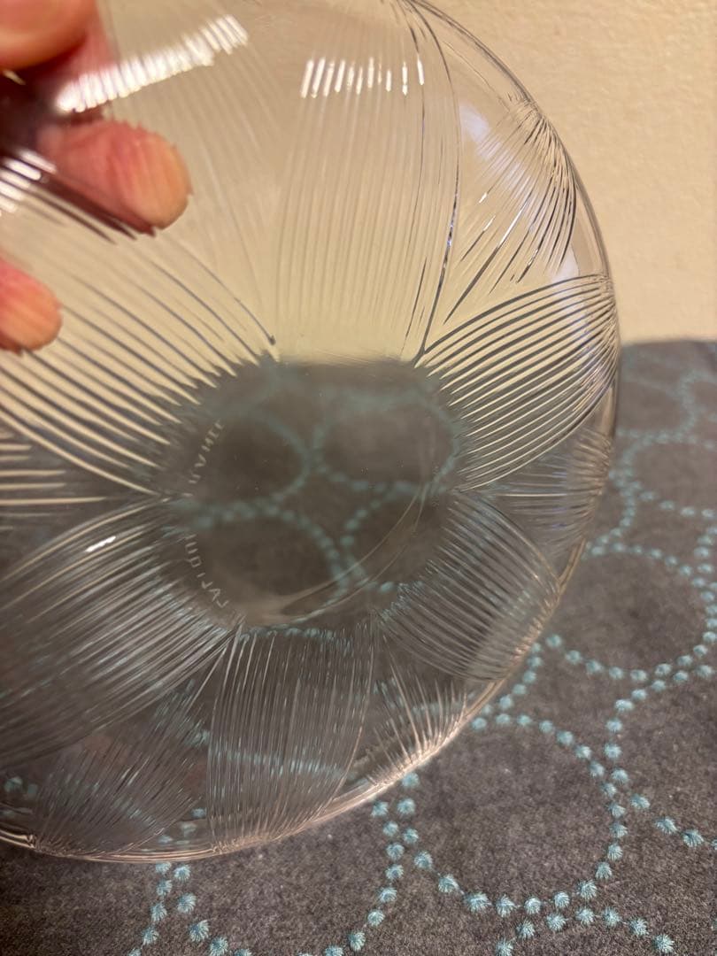 ルネ・ラリック　ロータス LOTUS 皿 , Rene-Lalique 1923