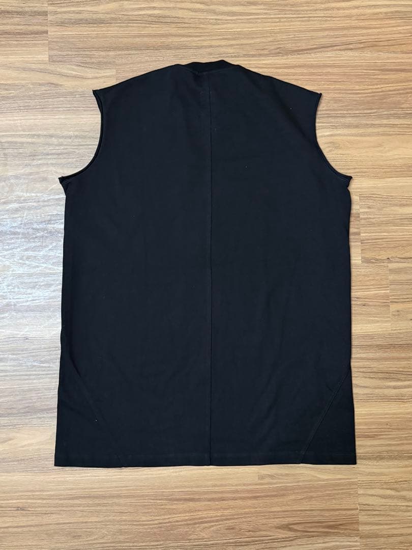 トップス Rick Owens SPLINTERED TARP T BLACK 24SS