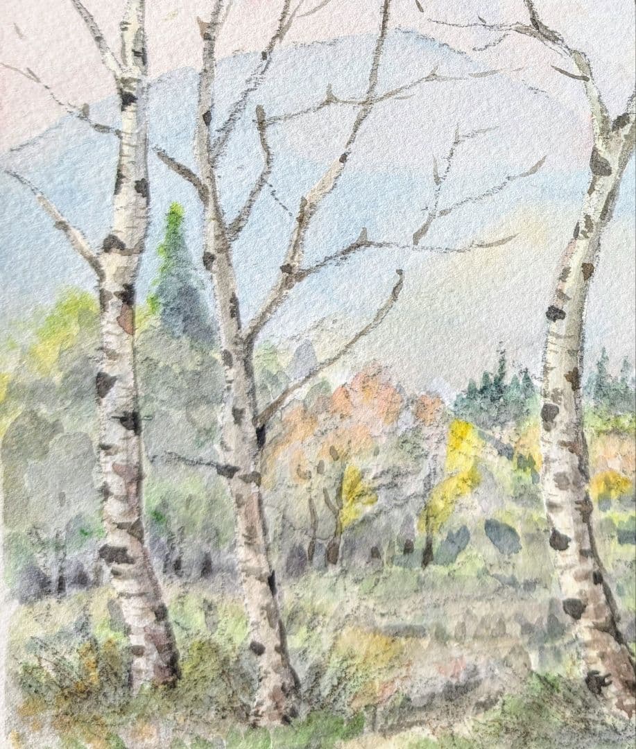 《ゆっこさん 額装して》の妙高高原 早春