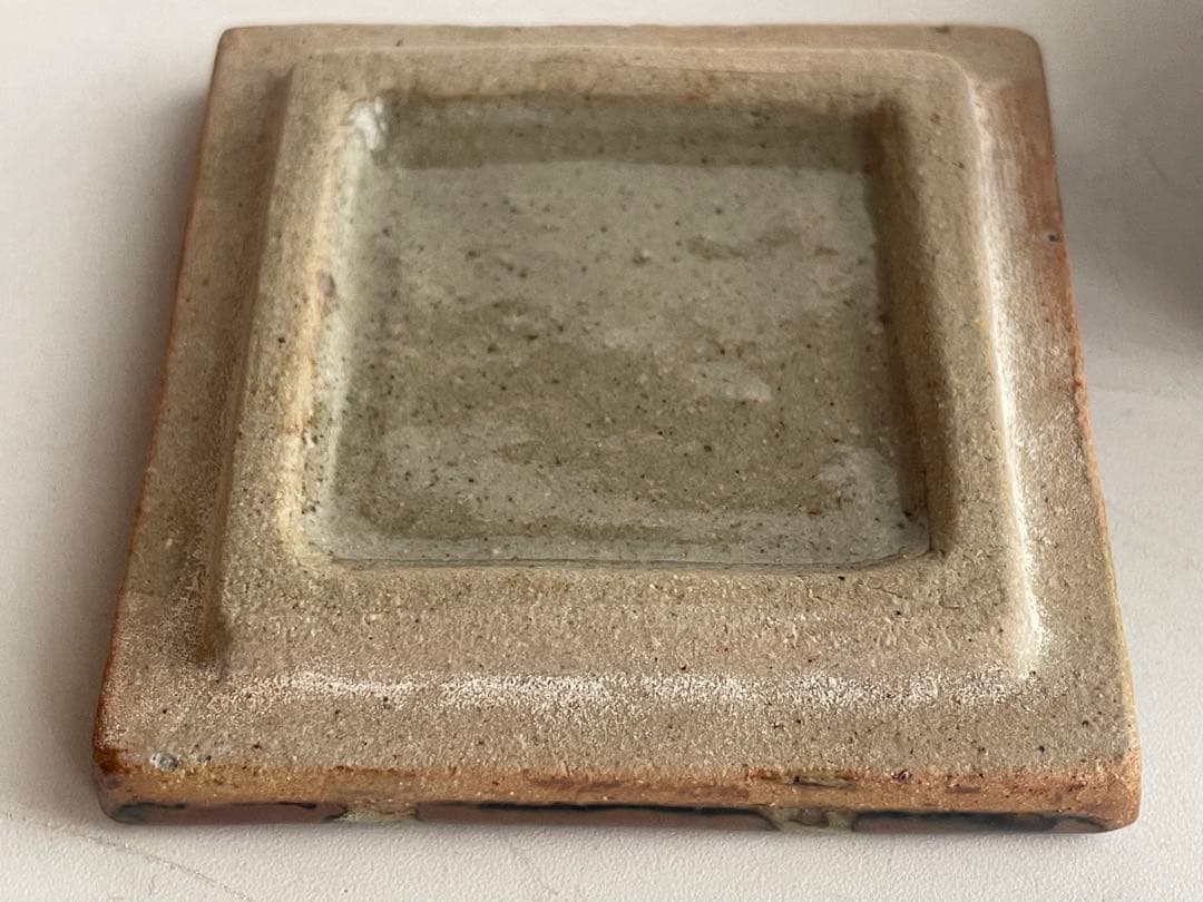 人間国宝　陶芸家　濱田庄司　浜田庄司　合子　盒子　柿釉　共箱　益子　民藝