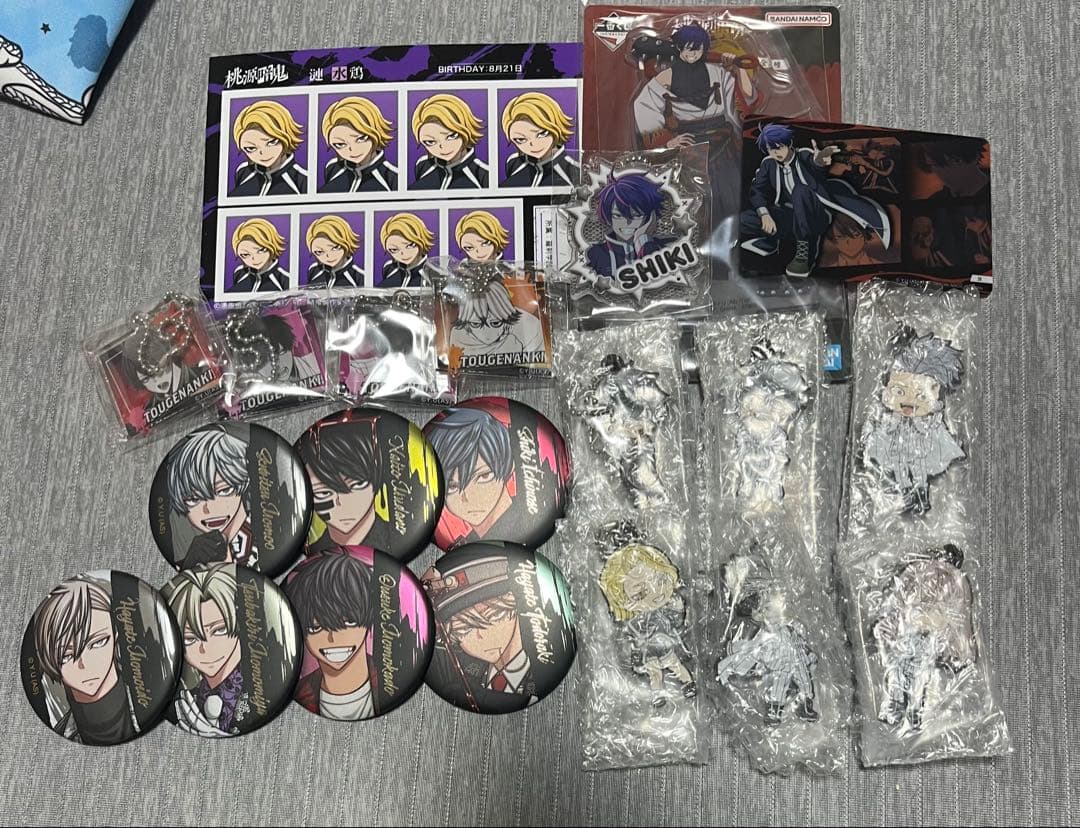 桃源暗鬼 一番くじ 淀川真澄 花魁坂京夜 桃華月詠 一ノ瀬四季 桃角桜介