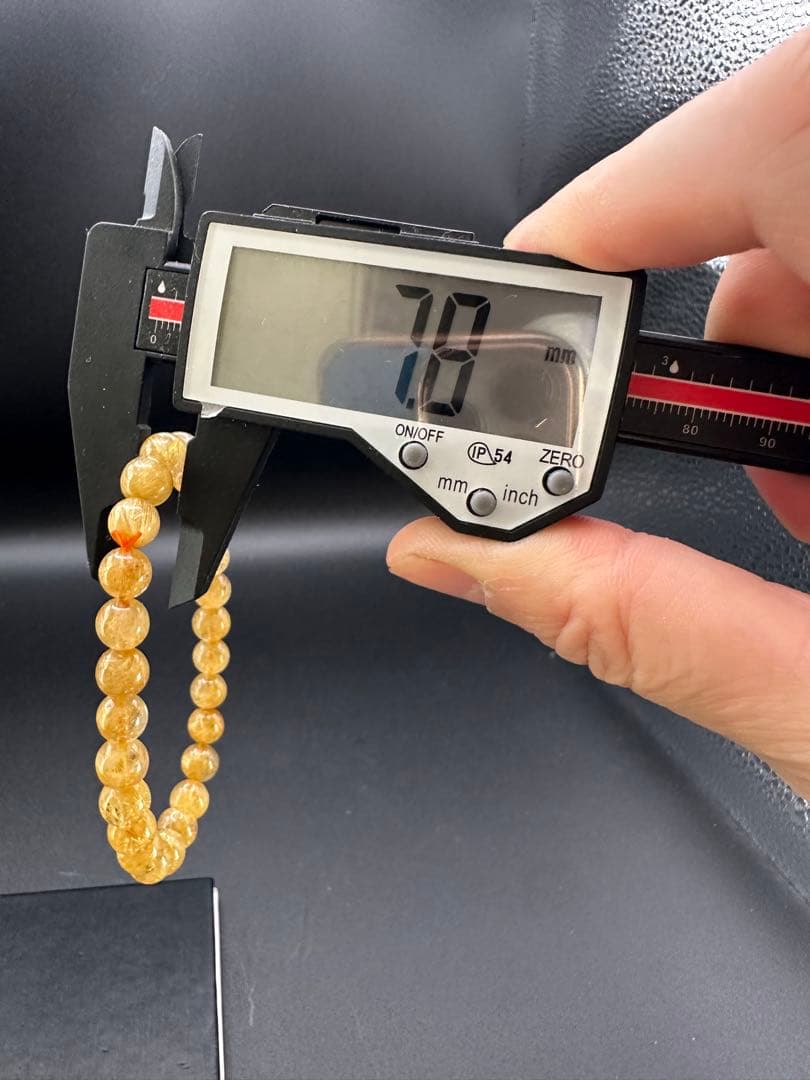 花火ルチルブレスレット！7.8㎜