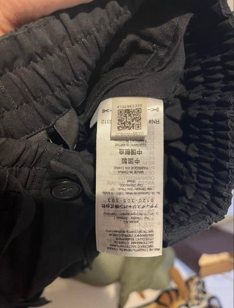 Y-3 ブラック サルエルパンツ XS/ITP