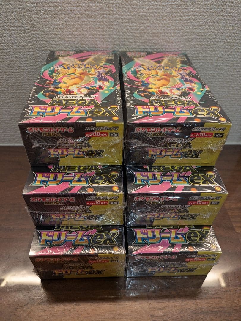 MEGAドリームex 新品 未開封 シュリンク付き BOX 6箱 メガドリーム