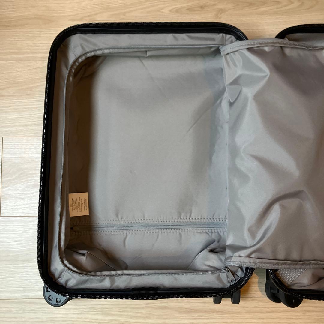 無印良品　バーを自由に調節できる　ハードキャリーケース（２０Ｌ）黒
