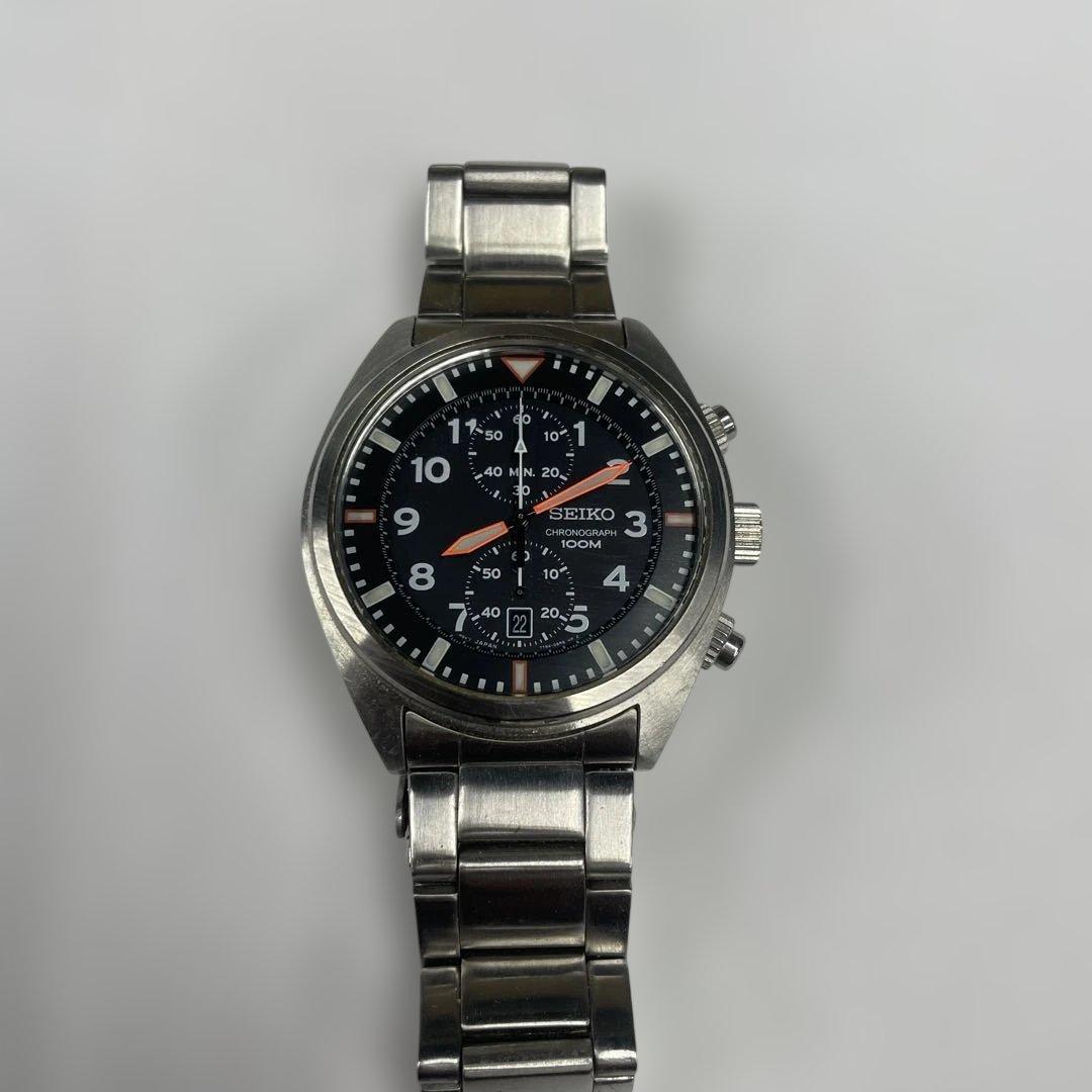SEIKO セイコー 腕時計 クロノグラフ 7T94-0BL0 ファッション格安